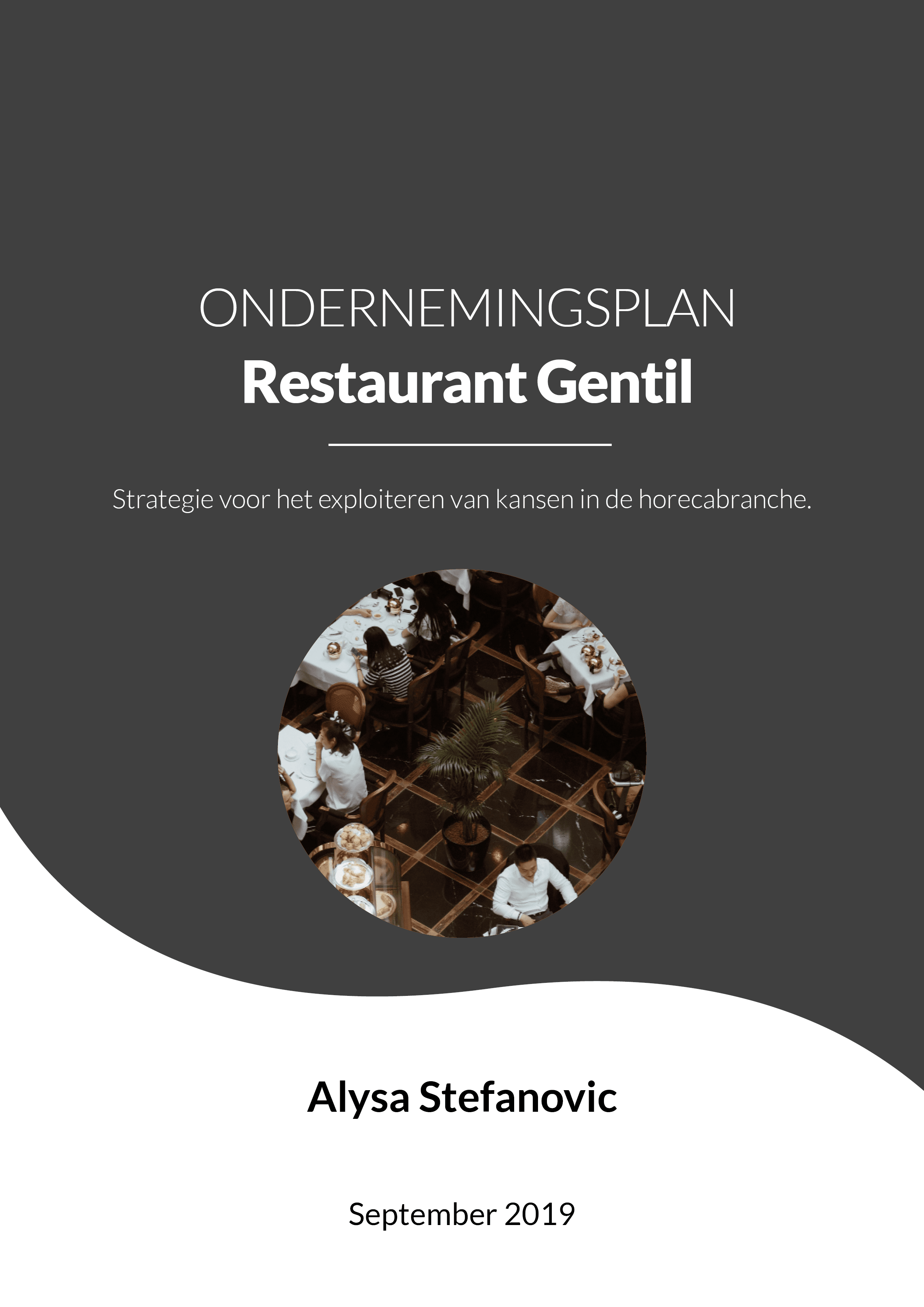 Ondernemersplan restaurant